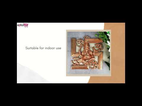 Ganesh Wall hanging - Swastik Wall Hanging for Entrance / Main Door - 10 Inch - ApkaMart