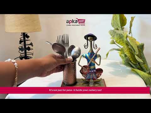 Pen Stand - Musician Design | Multipurpose Organizers | Pencil Holder Stands - For Study Table, Desk, Stationary Gift, Home, Office Decor - 8 Inch - apkamart