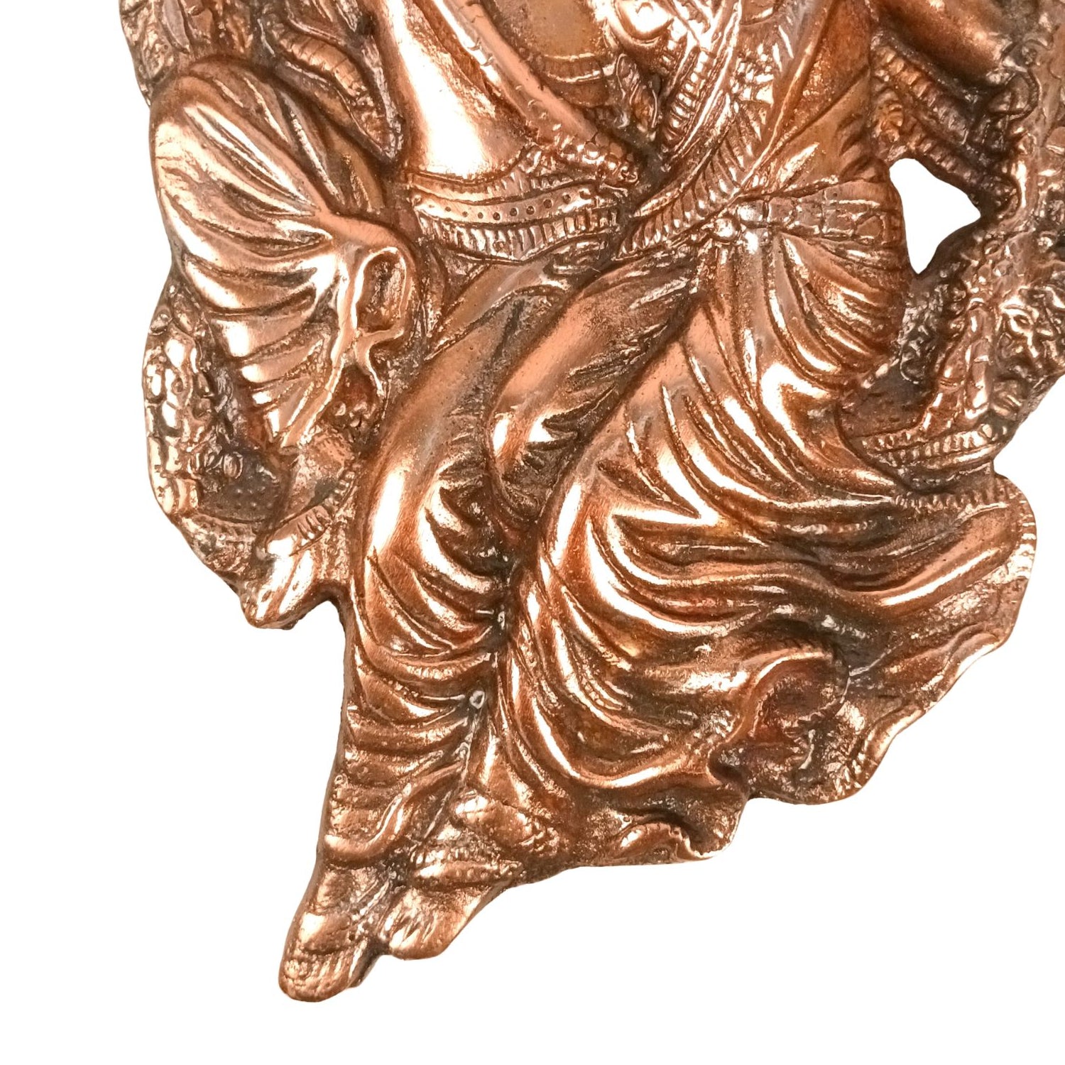 Radha Krishna Wall Hanging with Swing (Jhula) | Handcrafted Metal Alloy Wall Decor- 17 Inch-Apkamart