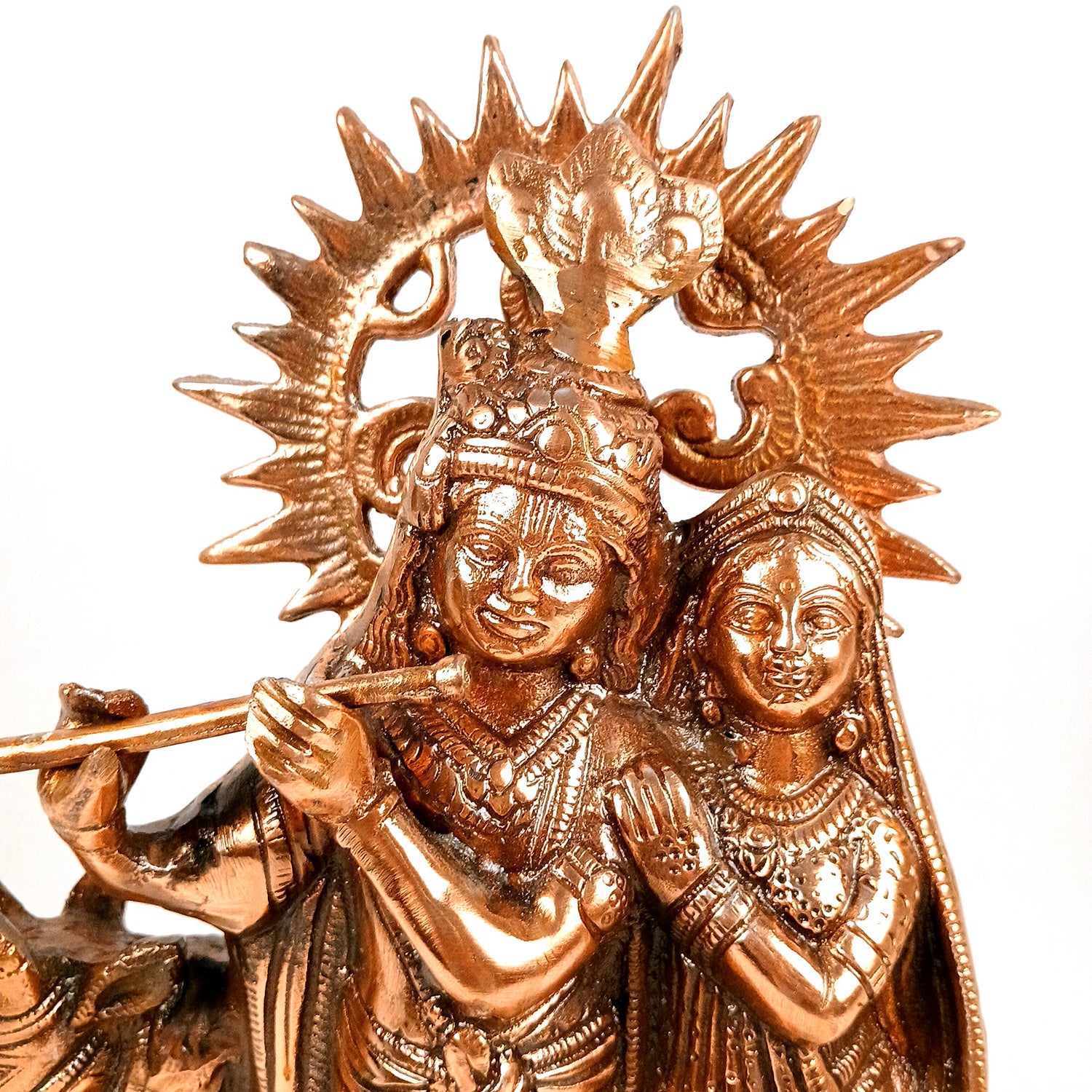 Radha Krishna Idol Statue | Radhe Krishna Idol For Corner Decoration | Wedding Gift for Couples - for Home, Living Room, Office, Puja, Entrance Decor - 17 Inch - Apkamart