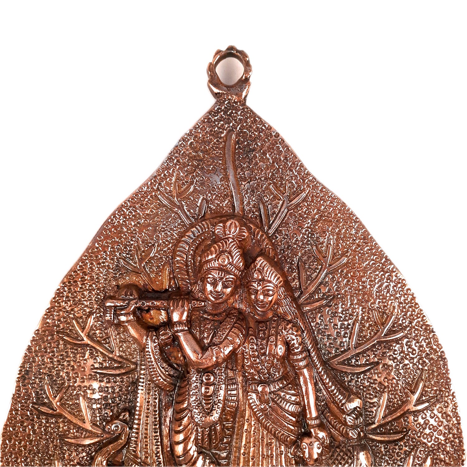 Shri Krishna & Radha Wall Hanging Idol Statue | Religious & Spiritual Art Sculpture - for Home, Living Room, Puja Room - Apkamart