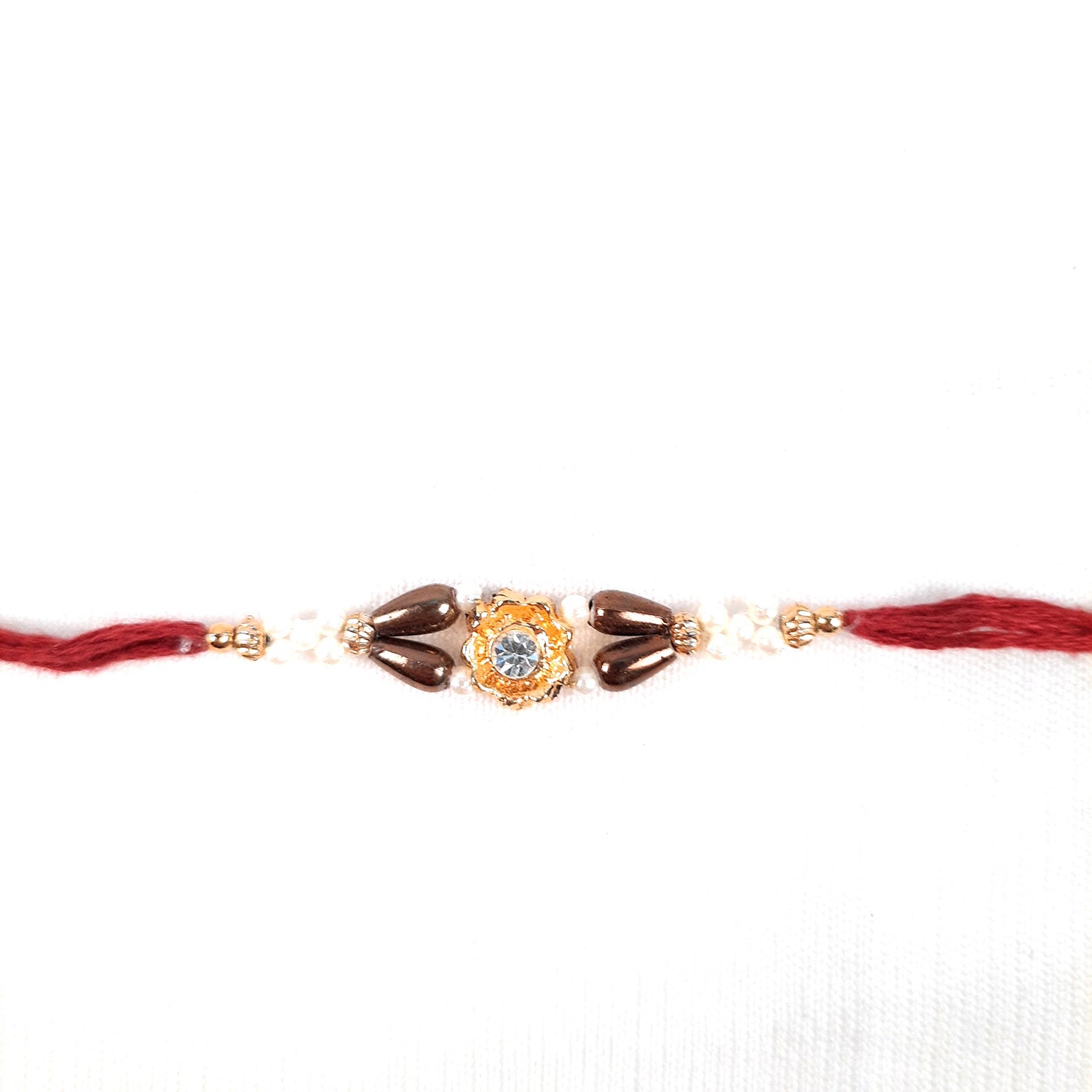 Designer Rakhi | Rakhi Exclusive American Diamond Rakhi Combo for Bhaiya, Bhabhi, Brother - Apkamart