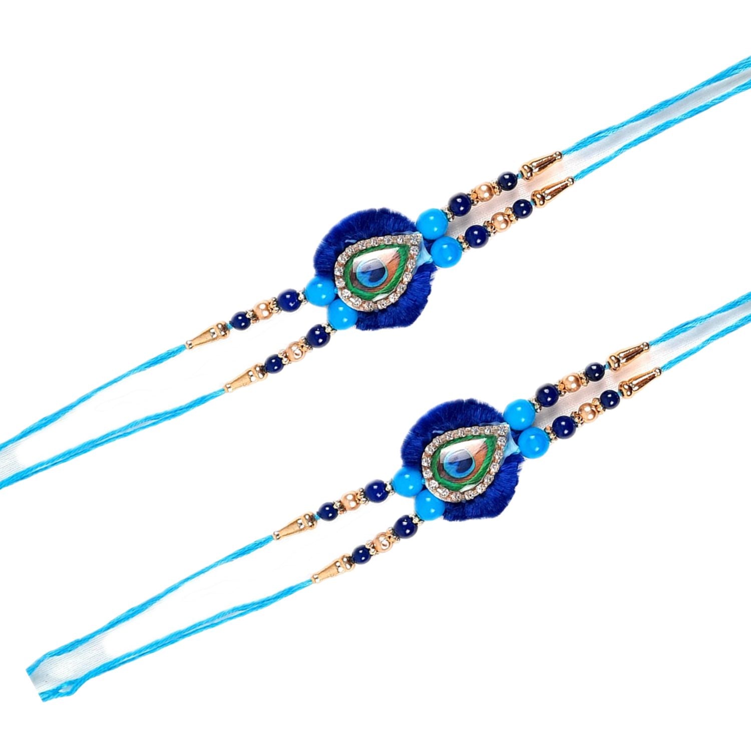 Evil Eye Rakhi | Rakhi Exclusive Designer Combo for Bhaiya, Bhabhi, Brother - apkamart #Style_pack of 2