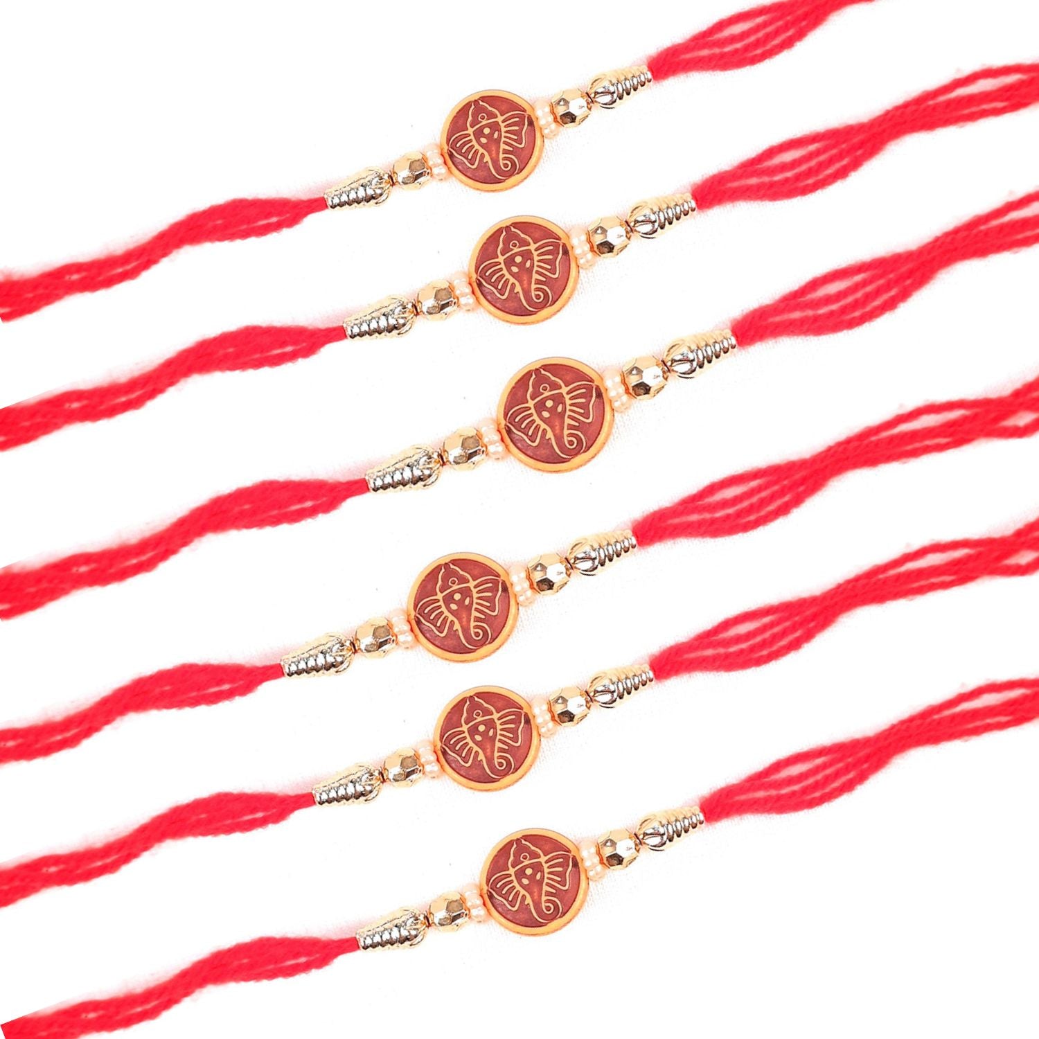 Rakhi Designer Premium | Rakhi Combo for Bhaiya, Bhabhi, Brother & Kids | For Raksha Bandhan - apkamart #Style_pack of 6