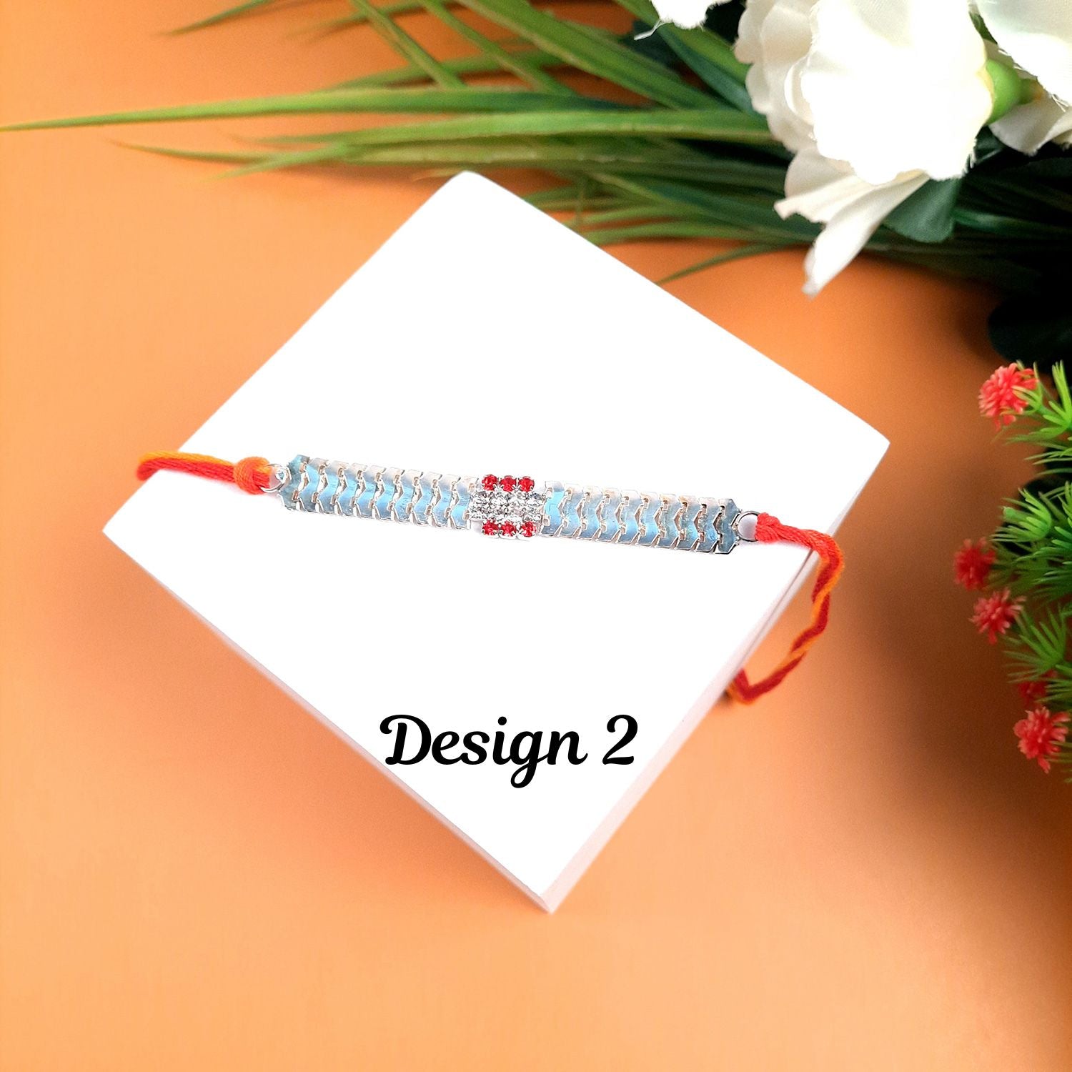 Rakhi - Stone Design | Rakhi Stylish Premium Combo for Bhaiya, Bhabhi, Brother, Bhai & Kids - apkamart 