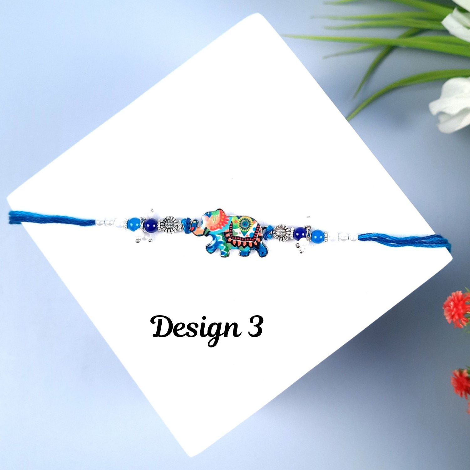 Rakhi Premium Designer | Lumba Rakhi - Combo for Bhaiya, Bhabhi, Sister in Law - apkamart 