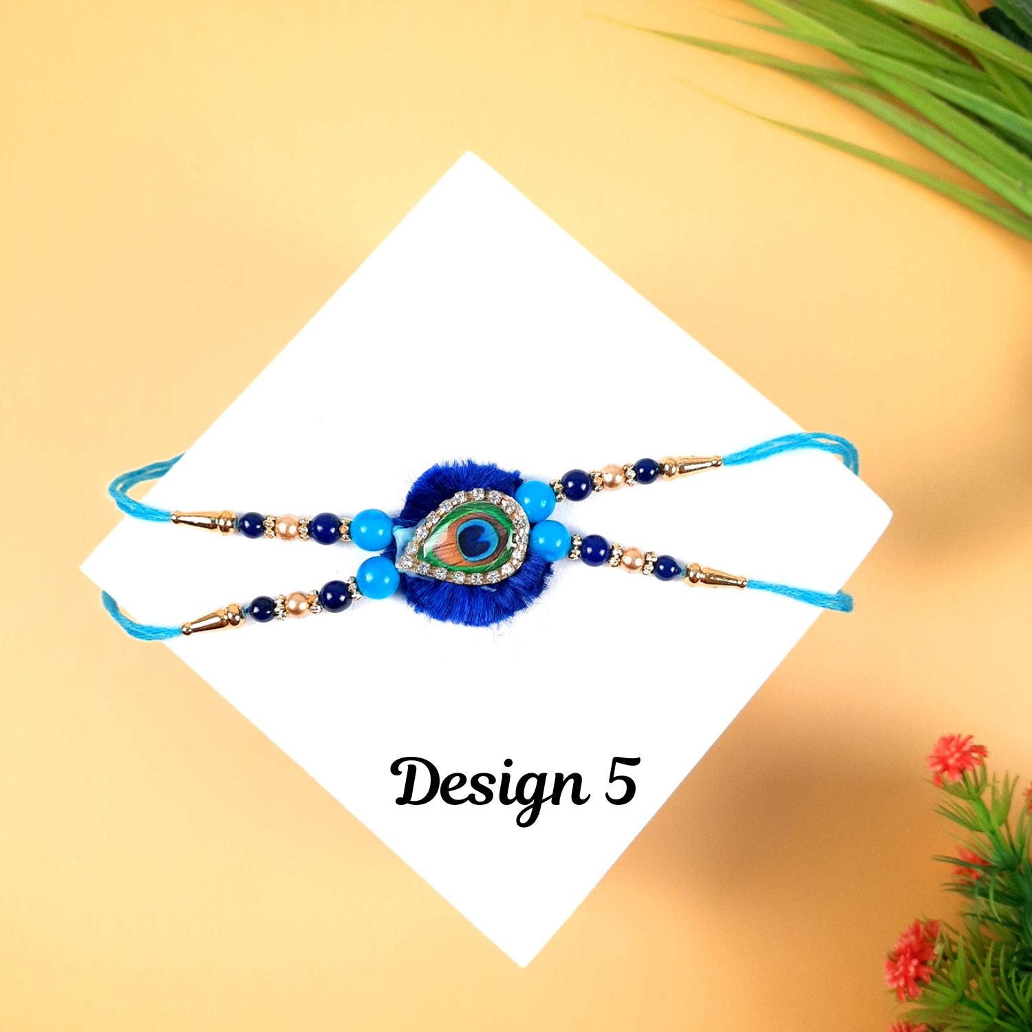 Evil Eye Rakhi | Rakhi Exclusive Designer Combo for Bhaiya, Bhabhi, Brother - apkamart