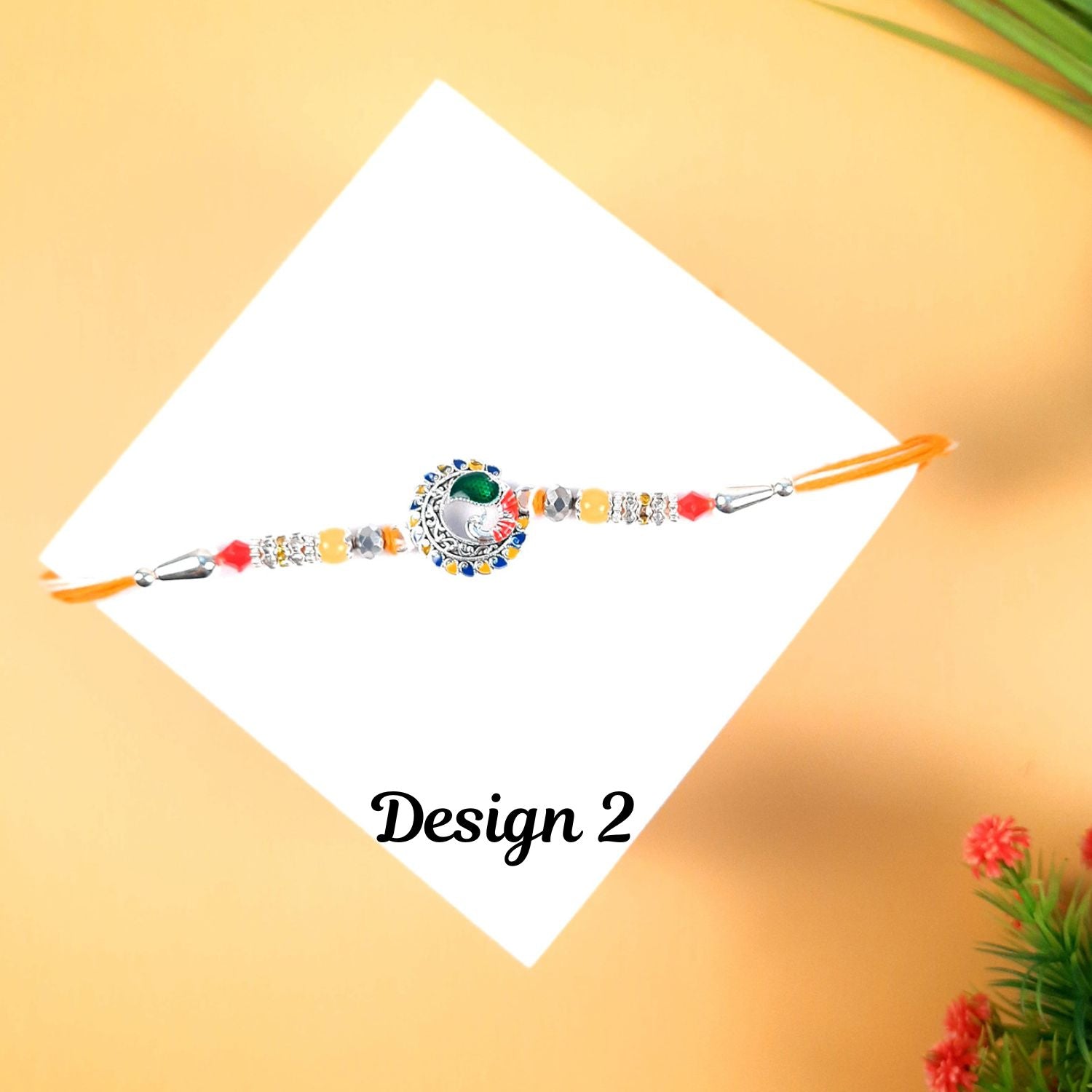 Rakhi Designer Premium | Rakhi Elegant Designer Combo for Bhaiya, Bhabhi, Brother - apkamart