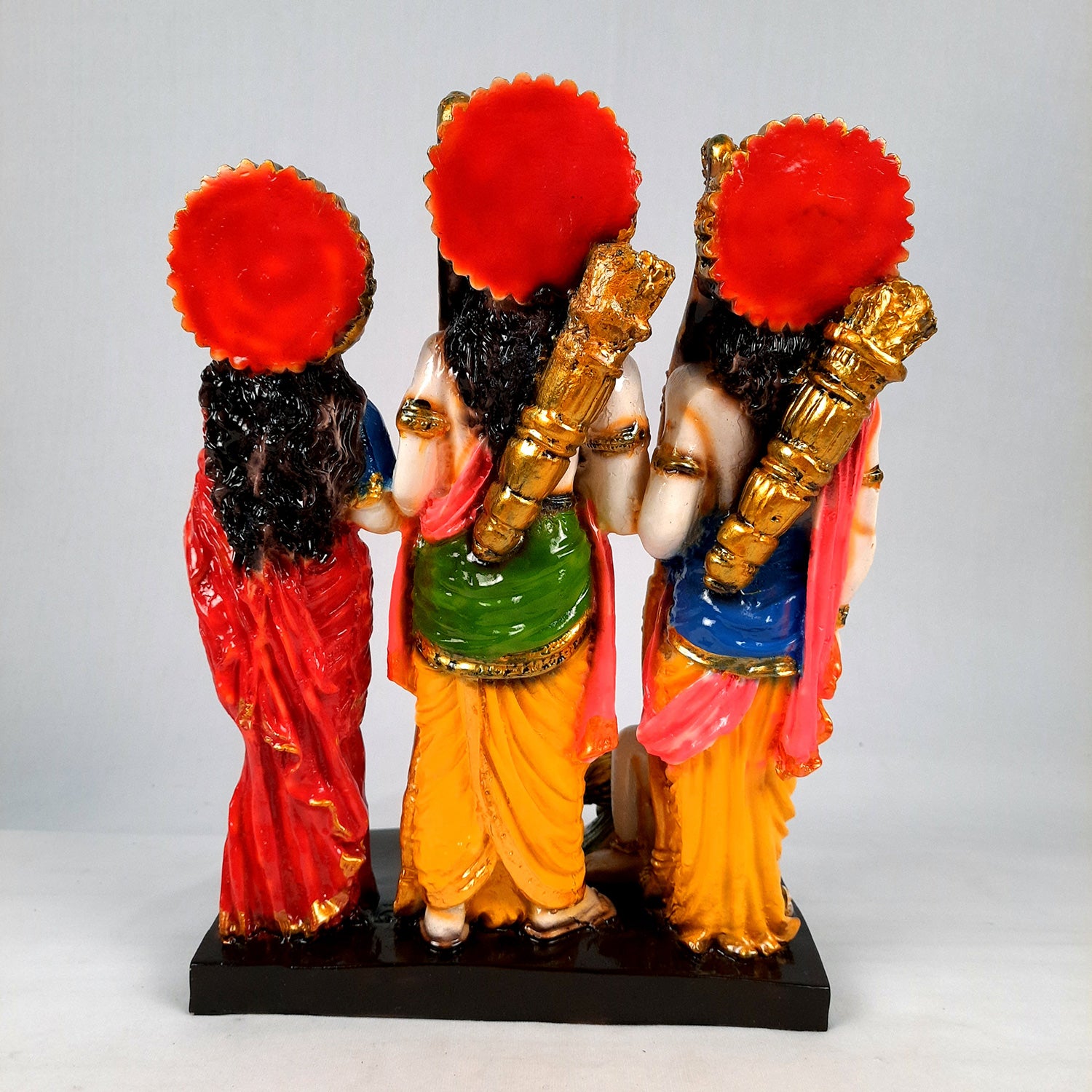 Ram Darbar Statue | Ram, Laxman, Sita, Hanuman Idol With High-Quality Finish - for Puja Room, Home, Temple, Decor & Gifts - 13 Inch - apkamart