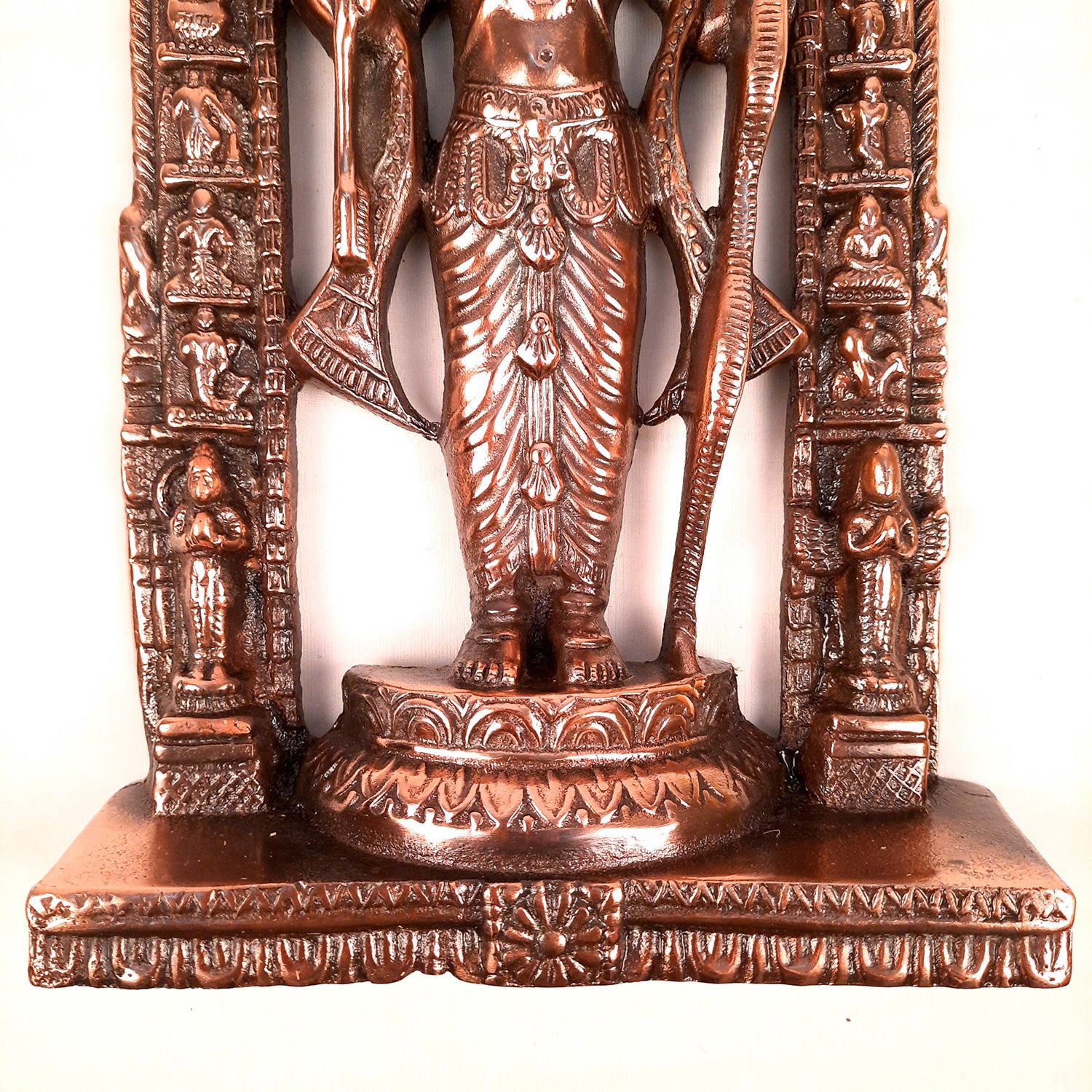 Ram Lalla Wall Hanging Statue | Shree Ram Lala Ayodhya Mandir Wall Idol - for Pooja, Home, Temple, Decor & Gift - apkamart #size_15 Inch