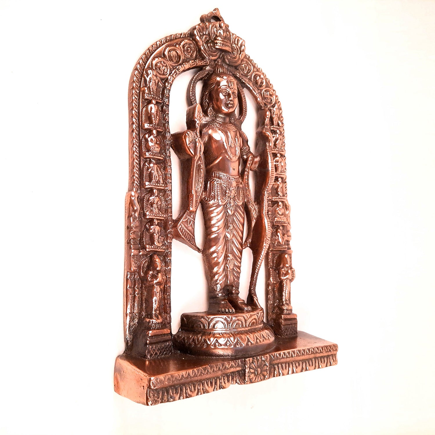 Ram Lalla Wall Hanging Statue | Shree Ram Lala Ayodhya Mandir Wall Idol - for Pooja, Home, Temple, Decor & Gift - apkamart #size_15 Inch