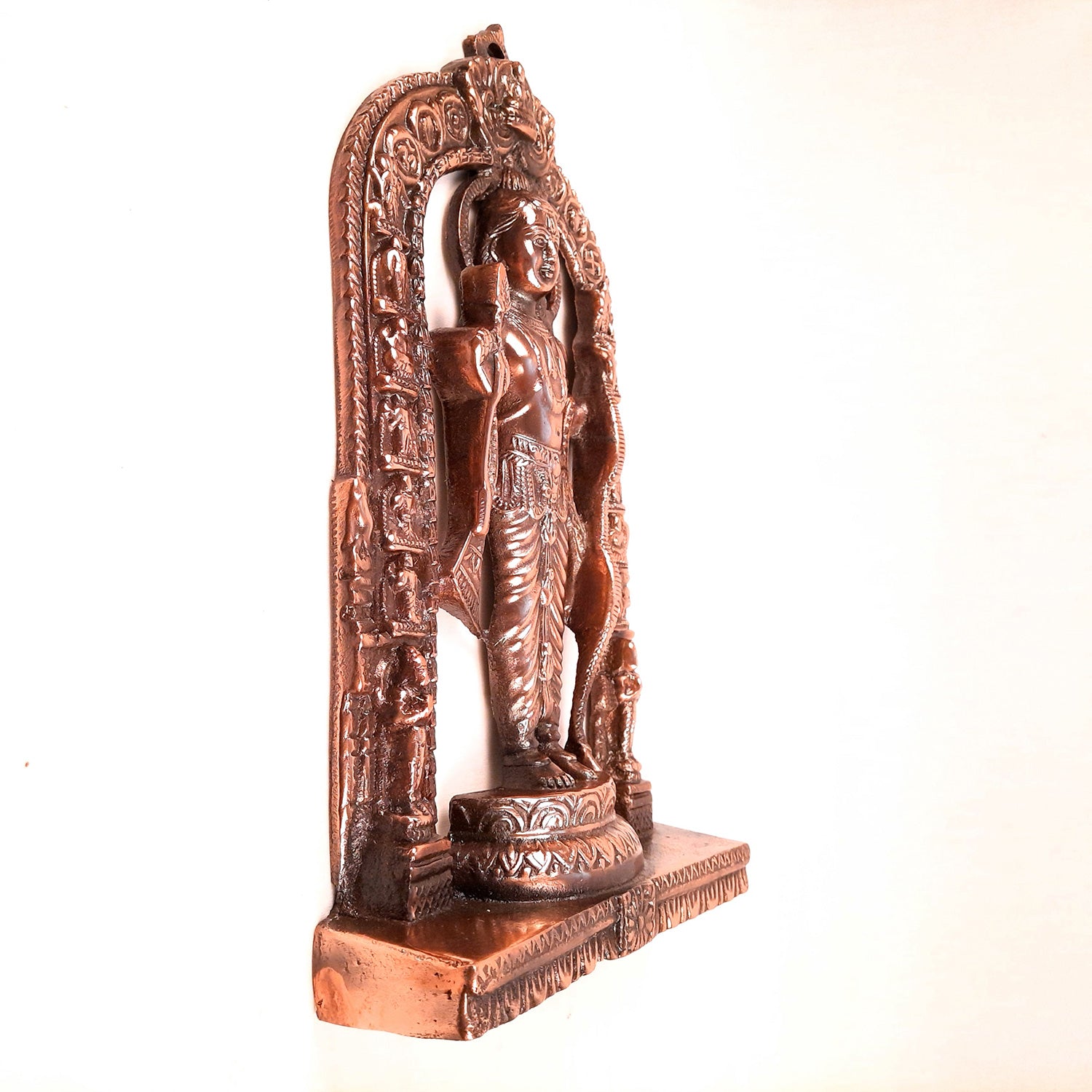 Ram Lalla Wall Hanging Statue | Shree Ram Lala Ayodhya Mandir Wall Idol - for Pooja, Home, Temple, Decor & Gift - apkamart #size_15 Inch