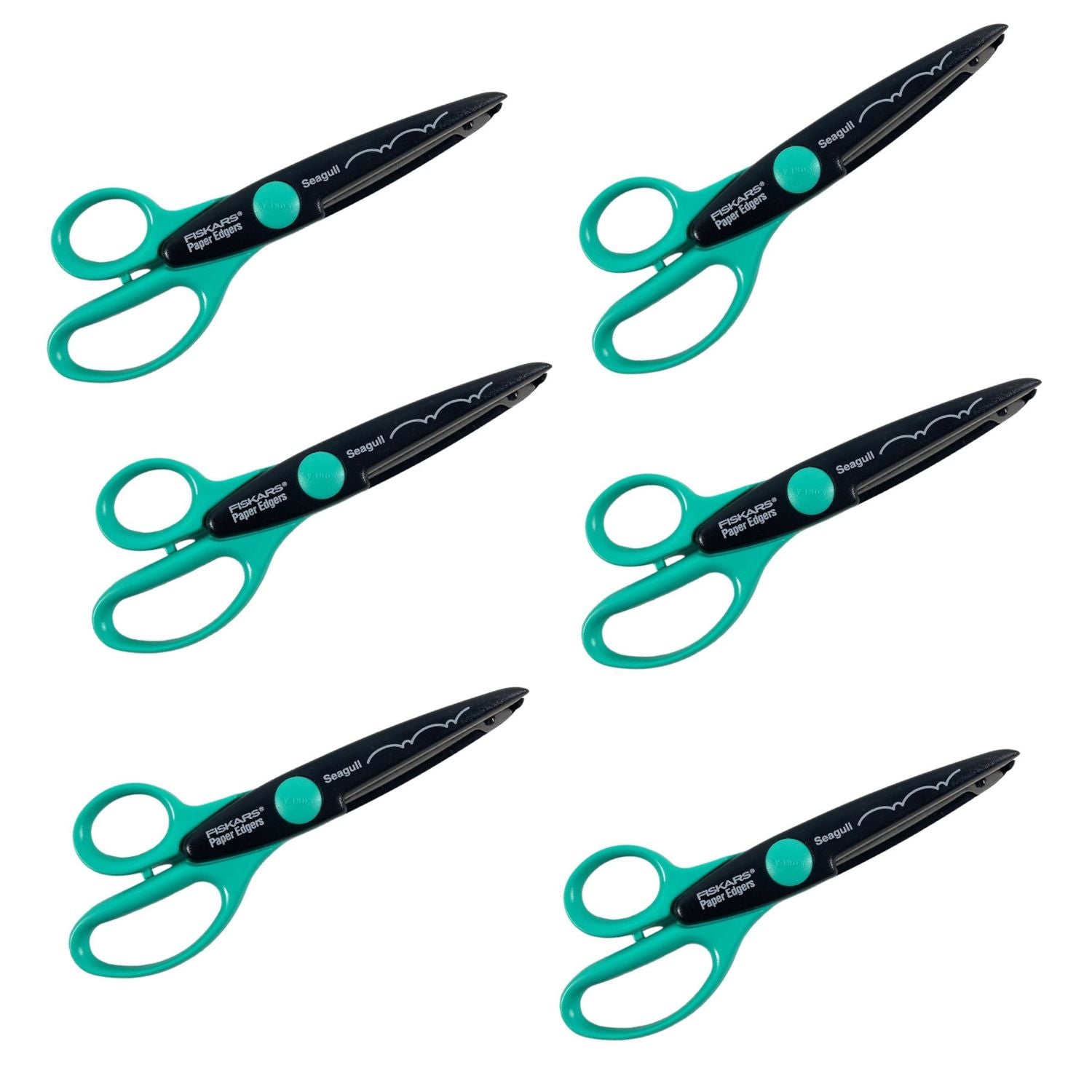 Zig zag Paper Shaper Scissor Set | Craft Tool | Fancy Scissors in Assorted Colors – for Art &Crafts, DIY, Scrapbooking, and Card Making