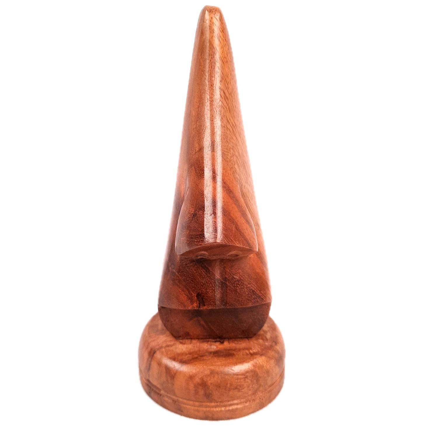 Wooden Nose Shaped Spectacle Holder | Specs Stand | Glasses Stands - For Home, Desktop, Table, Office Decor, Organization & Gifts - 6 Inch - Apkamart