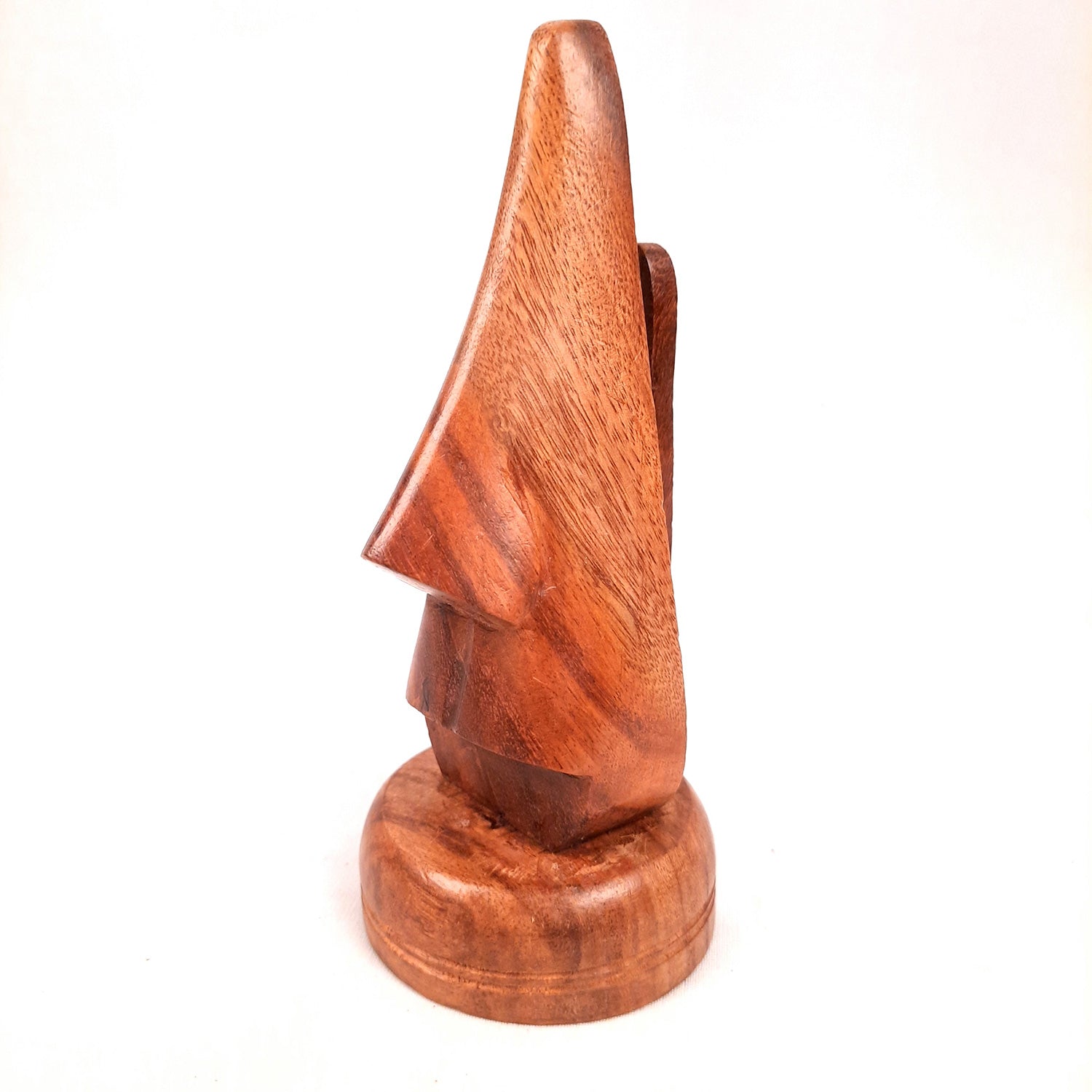 Wooden Nose Shaped Spectacle Holder | Specs Stand | Glasses Stands - For Home, Desktop, Table, Office Decor, Organization & Gifts - 6 Inch - Apkamart