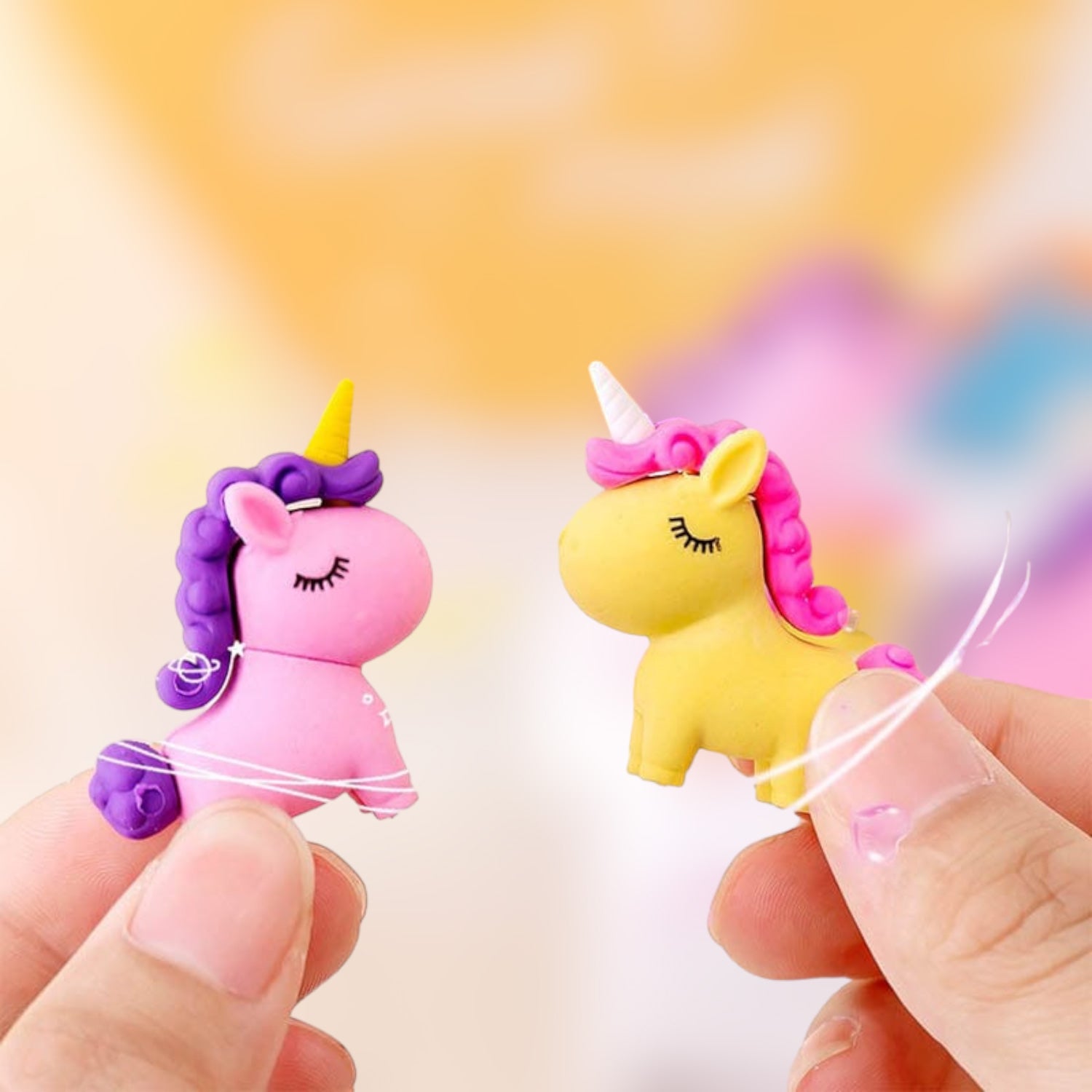 Kids Eraser Unicorn Shape - For School, Kids, Birthday Return Gift