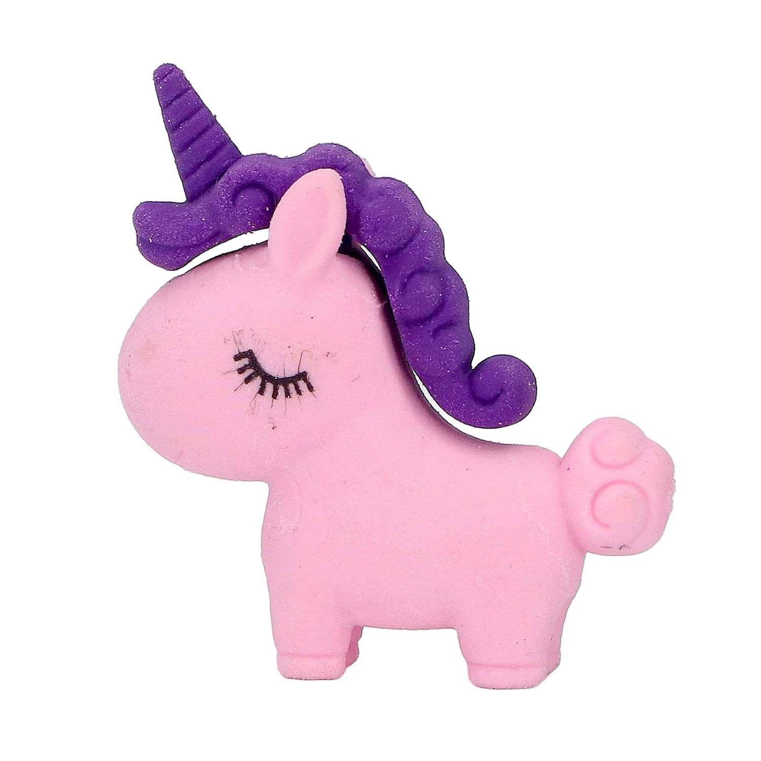 1 Stück Ausziehbares Einhorn-Radiergummi Für Kinder – Lila, Perfekt Für Schule, Büro & Party