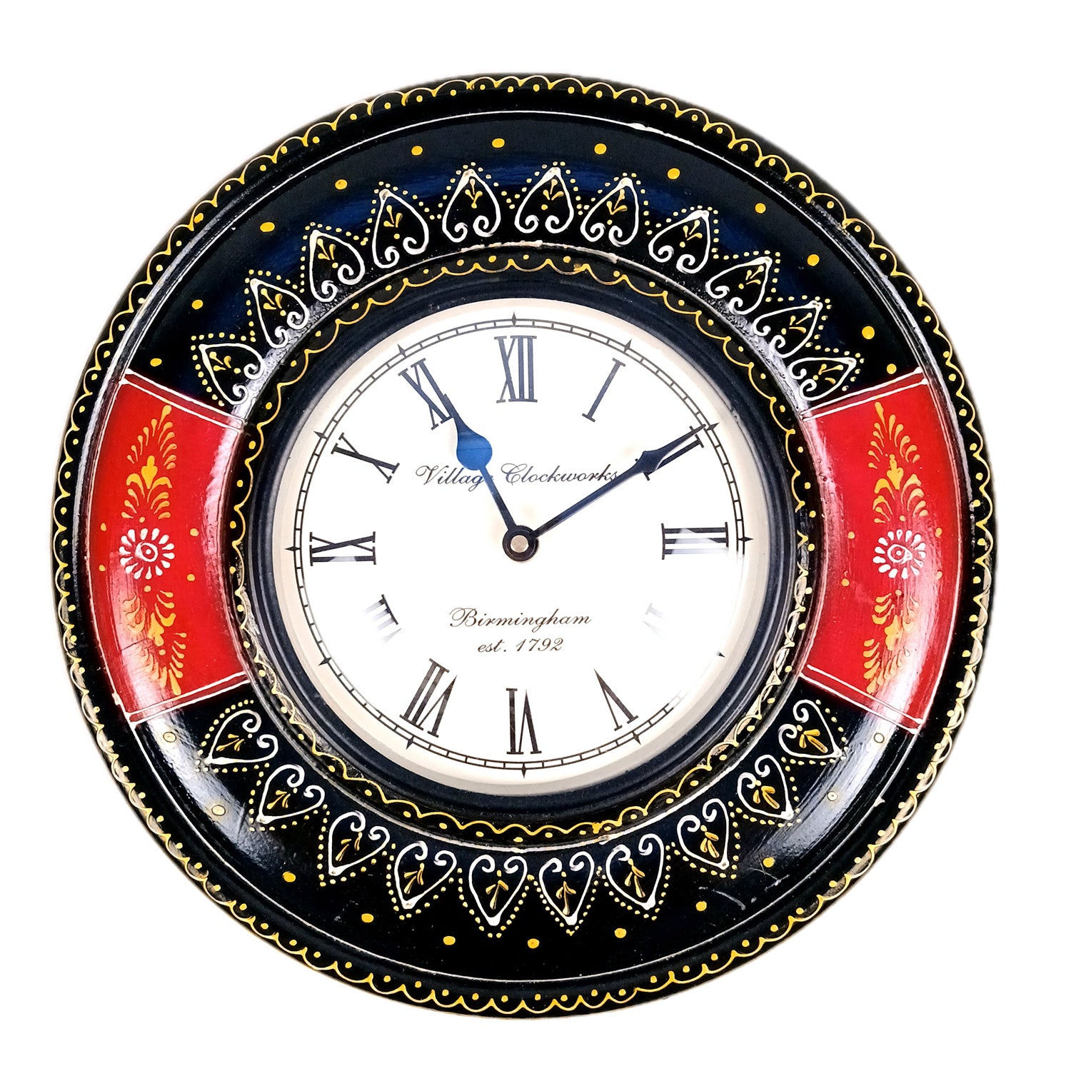 Wall Clock for Home | Wall Mount Analog Round Clock | Antique Deewar Ghadi - For Living Room, Bedroom, Hall, Office Decor & Gift- Apkamart #Style_Design 2