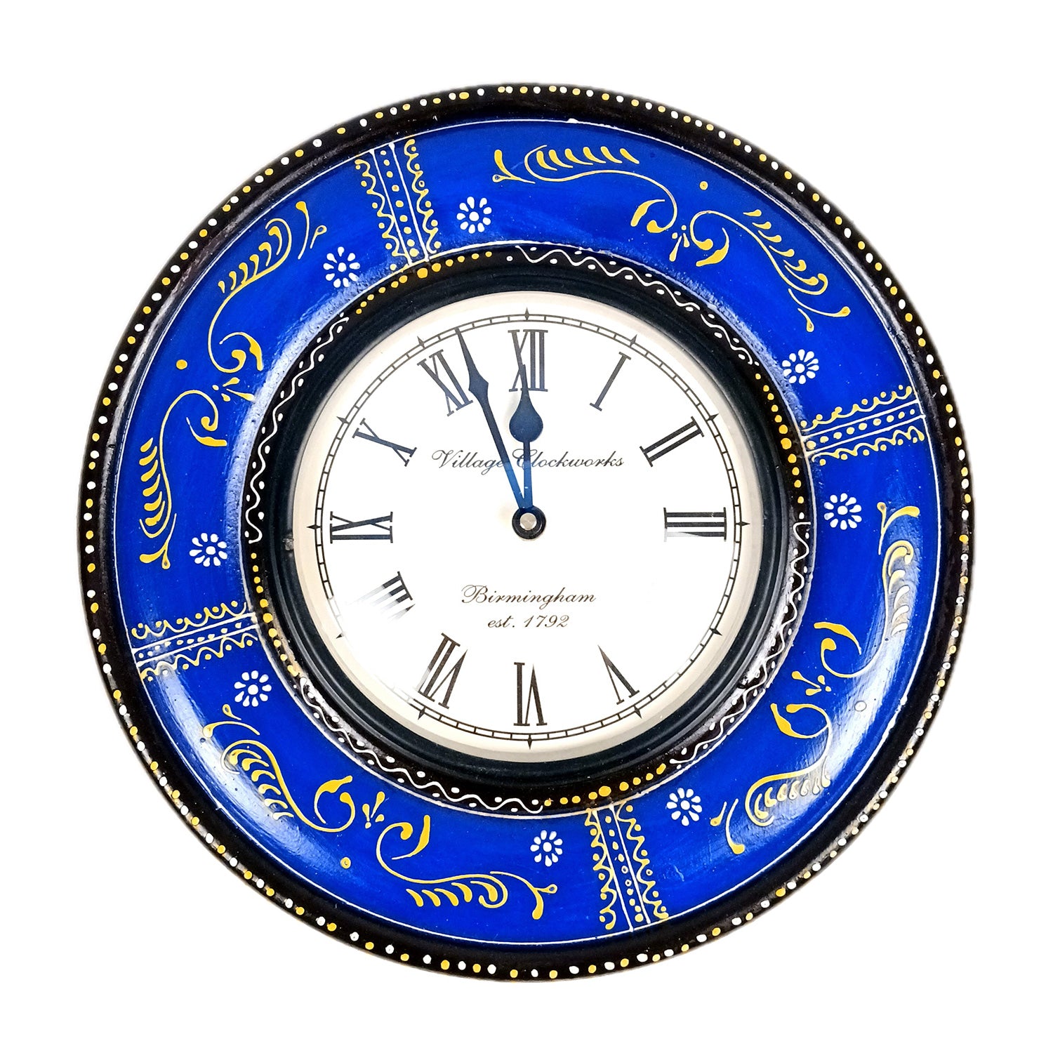 Wall Clock for Home | Wall Mount Analog Round Clock | Antique Deewar Ghadi - For Living Room, Bedroom, Hall, Office Decor & Gift- Apkamart #Style_Design 3