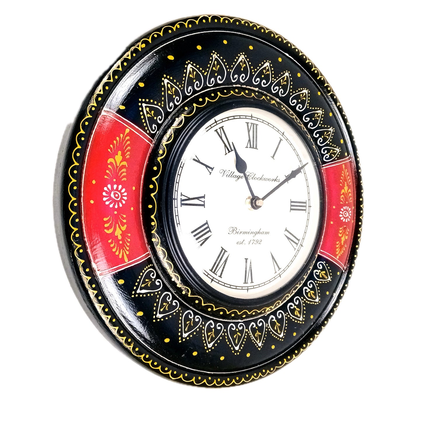 Wall Clock for Home | Wall Mount Analog Round Clock | Antique Deewar Ghadi - For Living Room, Bedroom, Hall, Office Decor & Gift- Apkamart #Style_Design 2