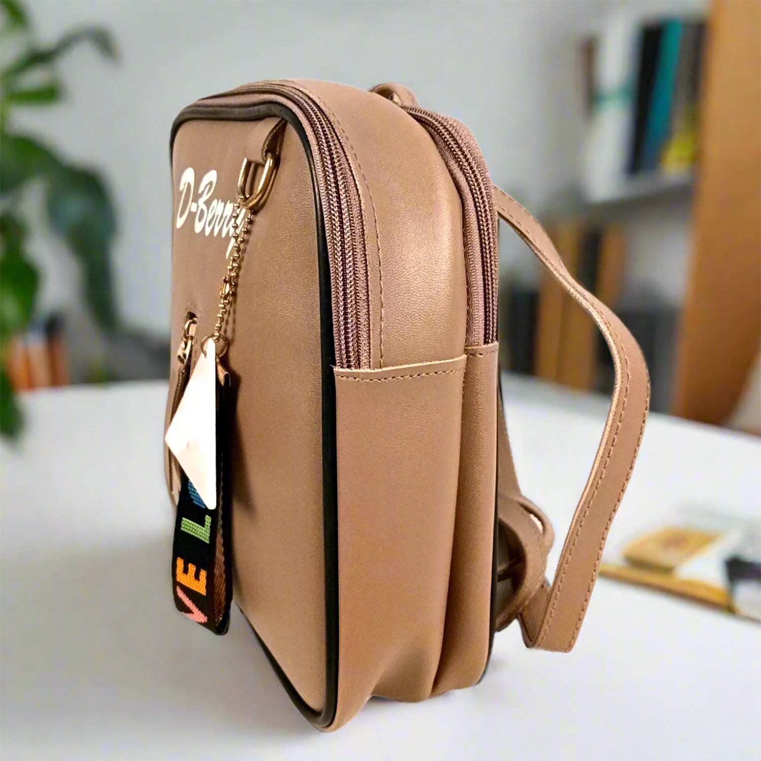 Backpack Bag |Premium PU Leather Casual Pithu Bags | Latest Trendy School & College Bags - For Woman, Girls, Laptop, Office & Gifts - Apkamart #Style_Design 3