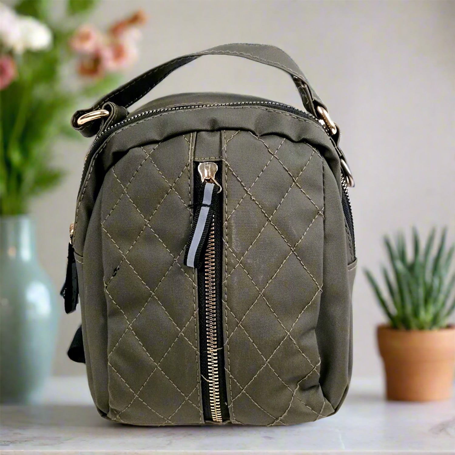 Backpack Bag | Casual Pithu Bags | Latest Trendy Office Bag | School & College Bags for Girls - For Woman, Girls, Laptop, Office & Gifts - Apkamart #Colour_Green