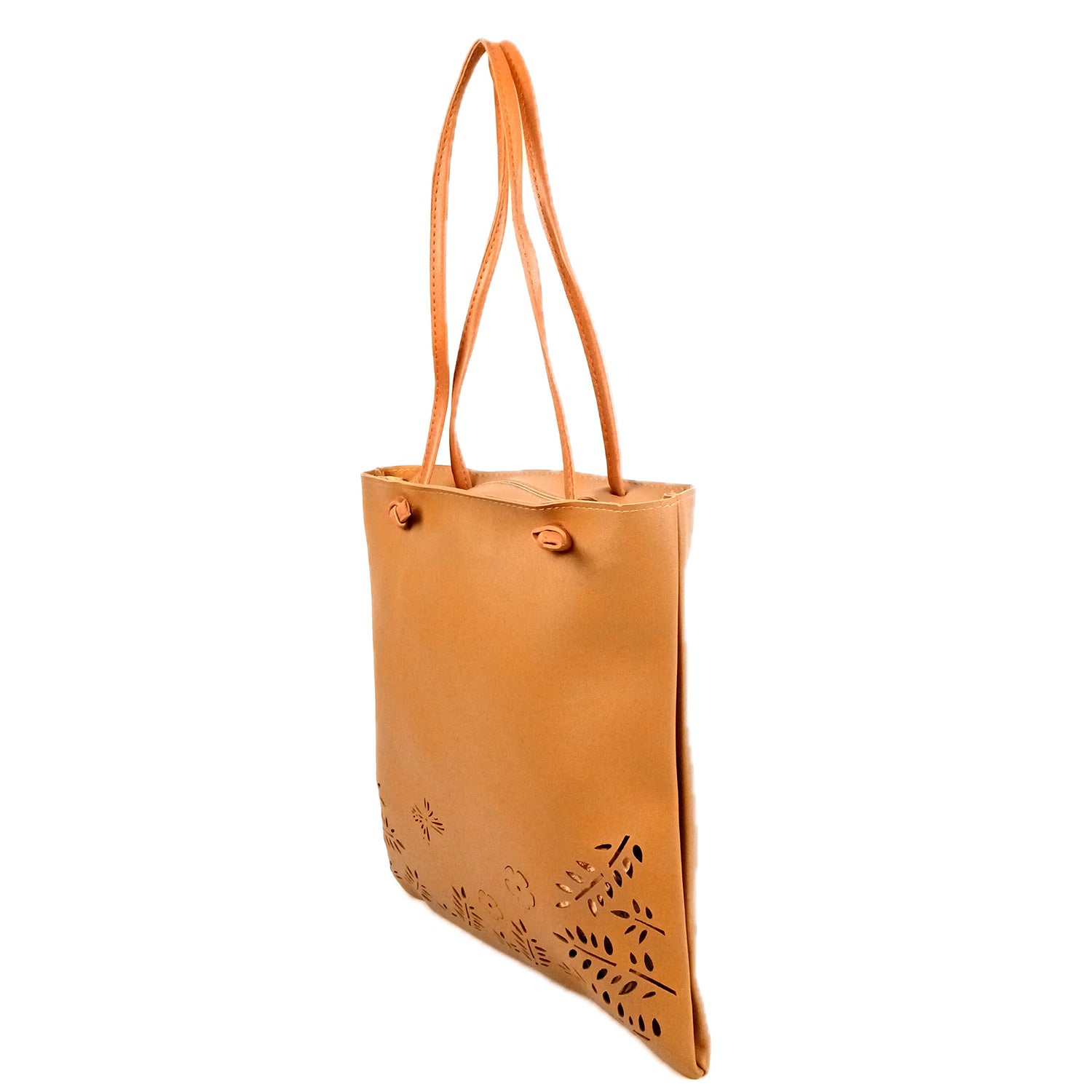 Women's Tote Bags | Premium PU Leather Big Shoulder Bag | Ladies Purse Top Handle Large Capacity Handbags - For Woman, Girls, Laptop, Office & Gifts - Apkamart #Colour_Orange