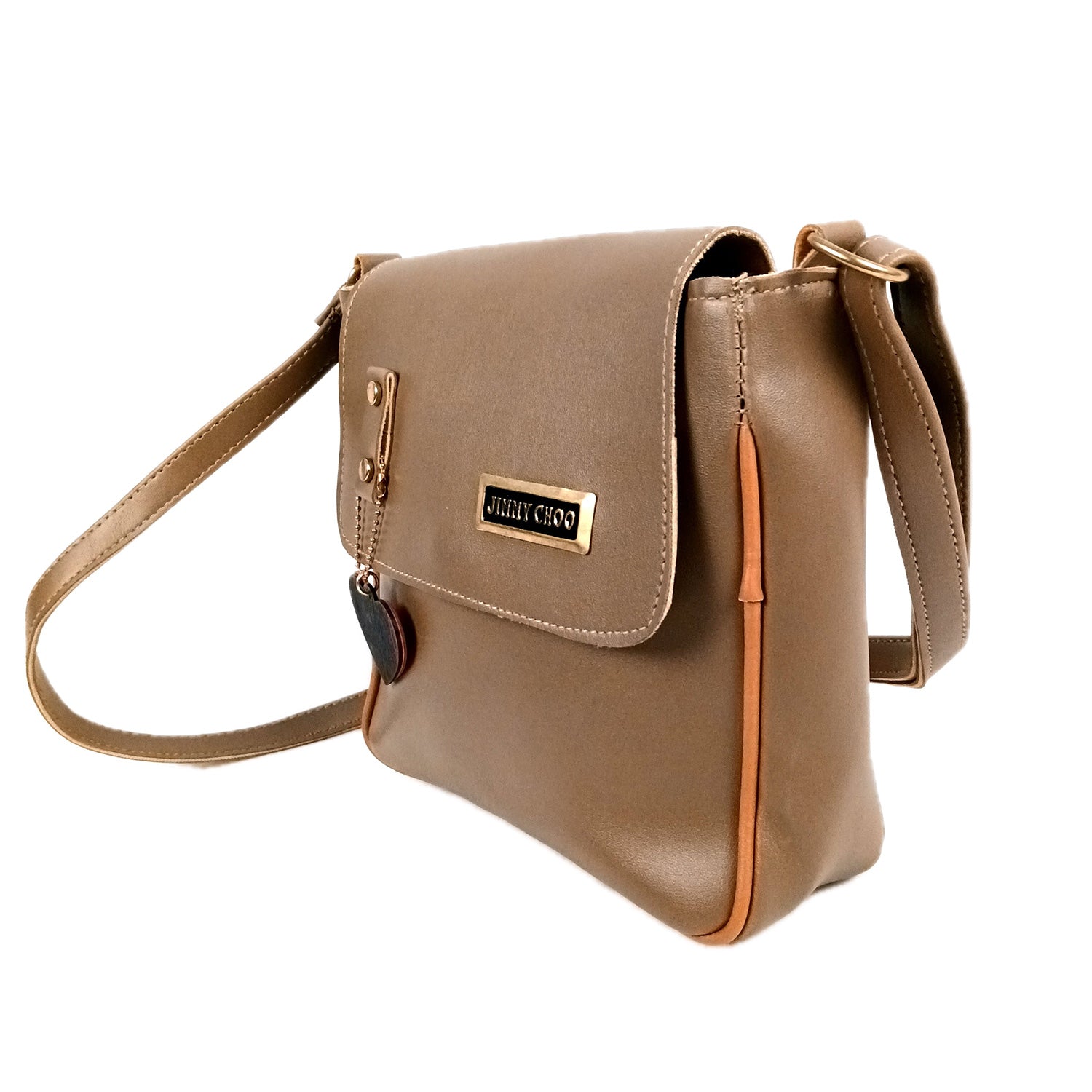 Sling Bag | Latest Trendy Cross Body Bag | Premium PU Leather Shoulder Bags | Stylish Ladies Purse Handbag - For Woman, Girls, Parties, Office & Gifts - Apkamart #Colour_Brown