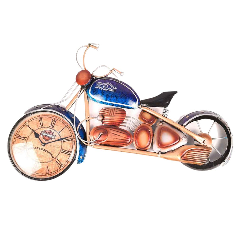 Bike Showpiece With Wall Clock - Unique Wall Decor for Living Room -26 Inch - ApkaMart