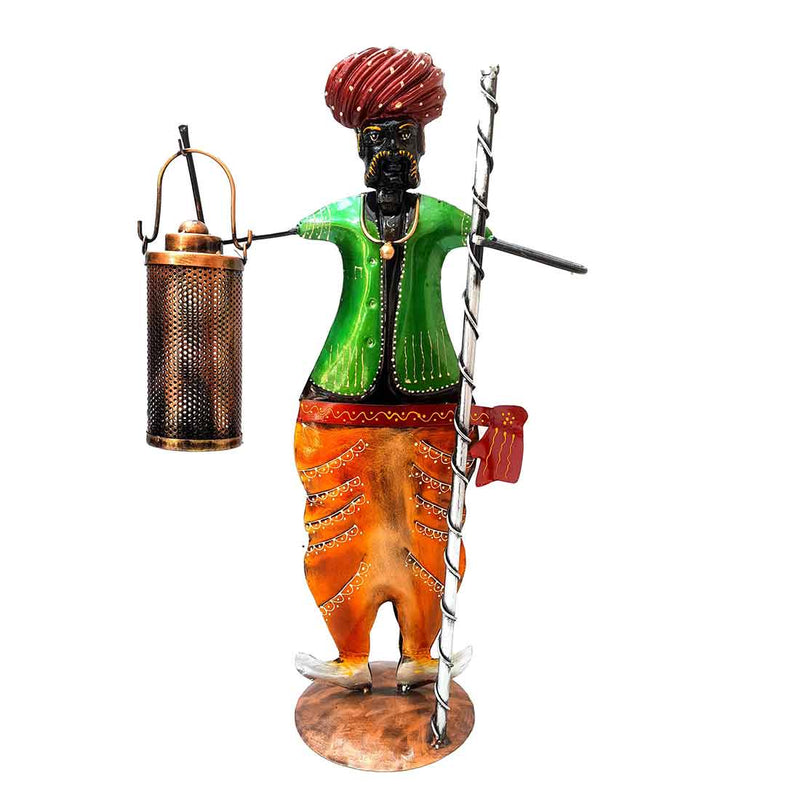 Village Men with Lantern Figurine | Human figurine - for Home Decor & Gifts - 28 Inch - Set of 3 - ApkaMart