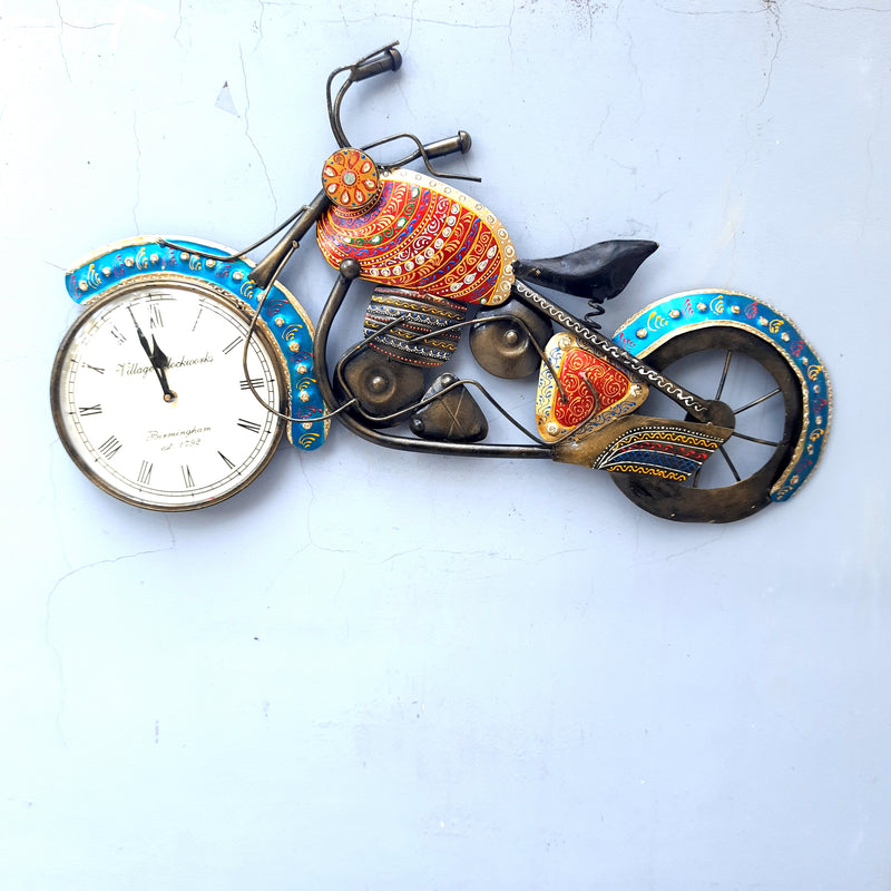 Bike & Clock Wall | Designer Wall Clock | Modern Wall Clock - ApkaMart