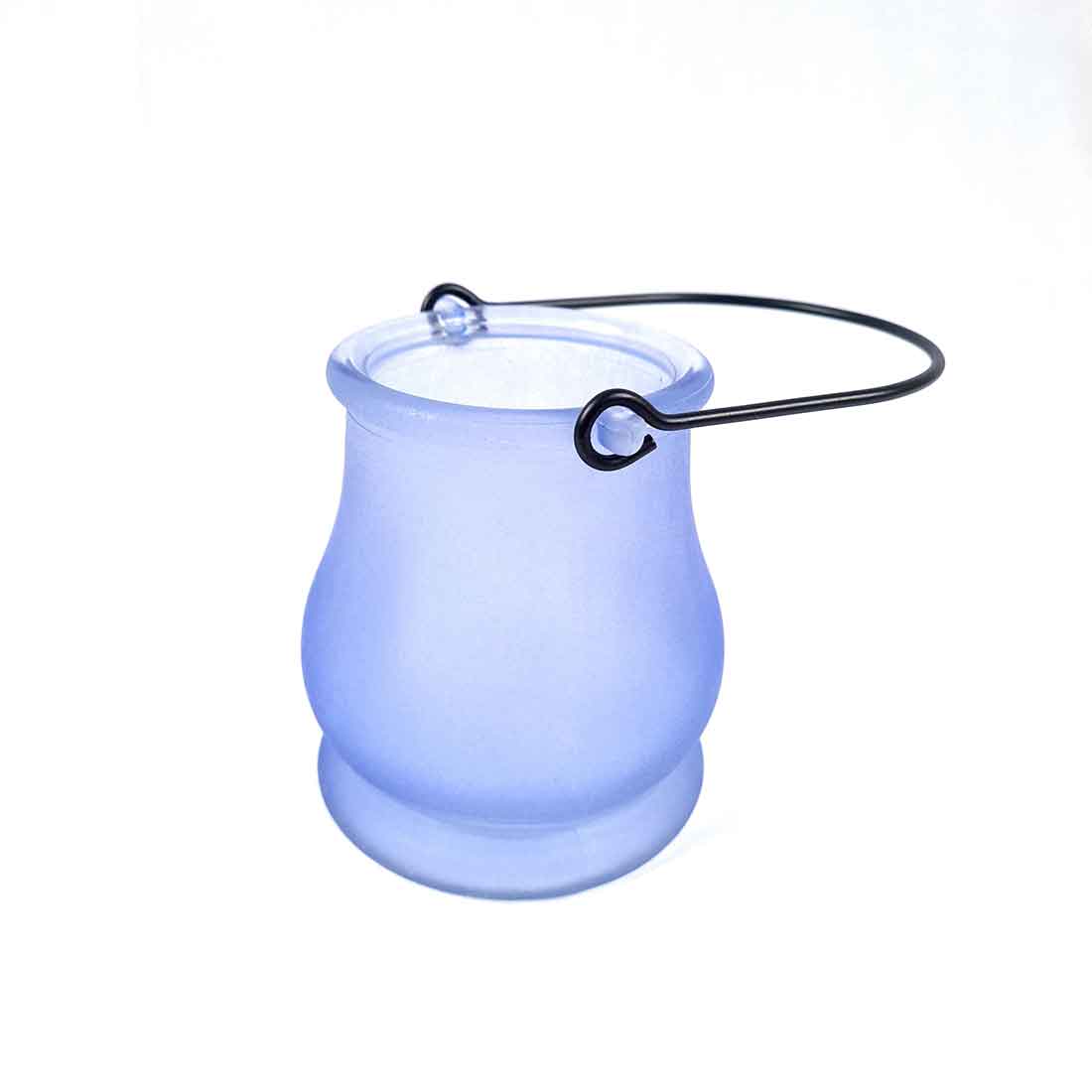 Glass Tea Light Holder - For Table & Wall Decor - Set of 2 - ApkaMart