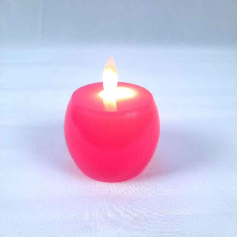 LED Candle -  For Diwali | Christmas | Wedding & Home Decor - 3 Inches - ApkaMart