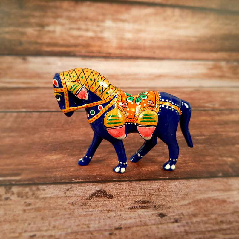 Horse Figurines | Showpiece For Table Decor - 3 Inch - Set of 2 - ApkaMart