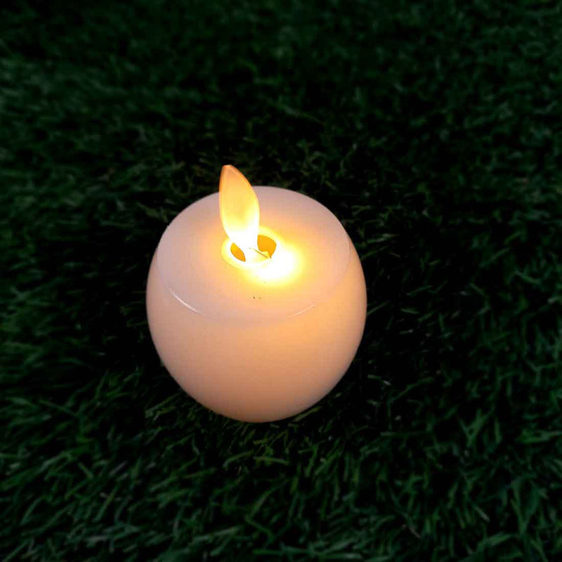LED Candle - For Diwali & Birthday Decoration -  3 Inches - ApkaMart