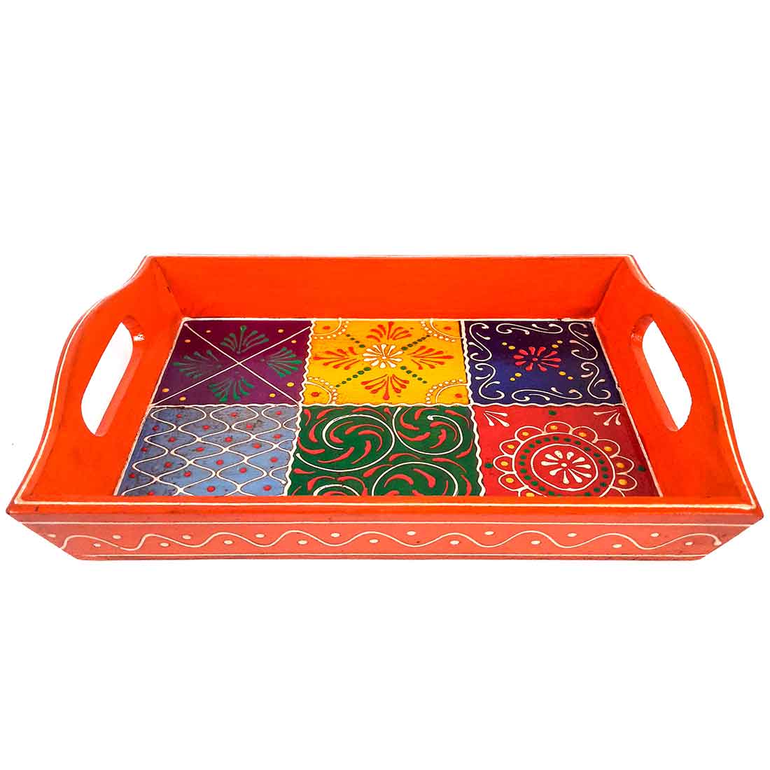 Serving Tray | Wooden Tray - 11 Inch - ApkaMart