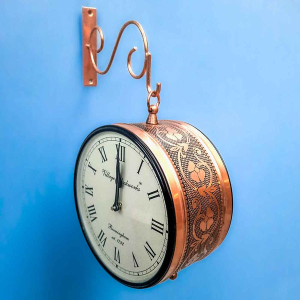 Railway Clock | Victoria Clock - For Wall Decor - 8 Inch-Apkamart #Style_Style 1