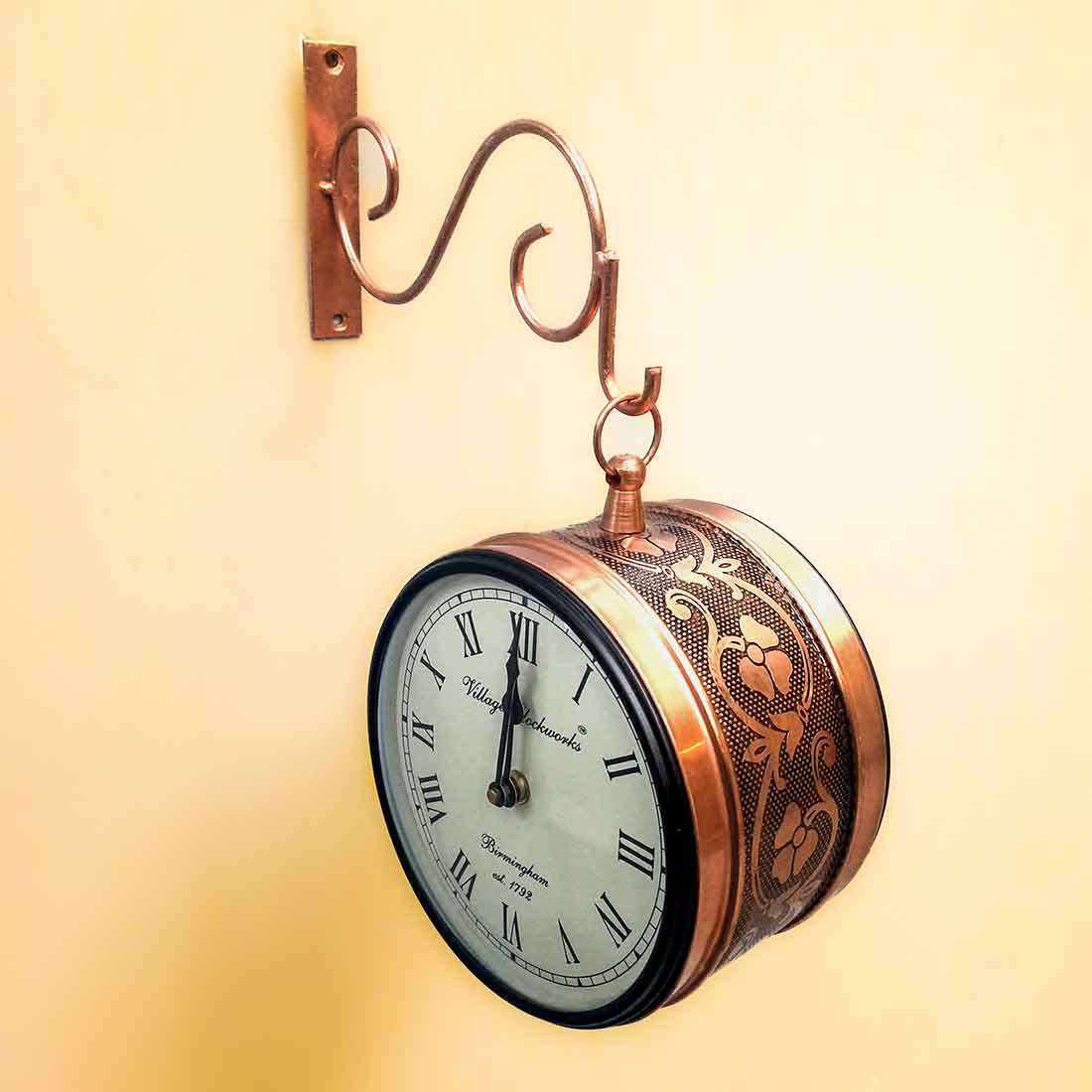 Railway Clock | Victoria Clock - For Wall Decor - 8 Inch-Apkamart #Style_Style 1