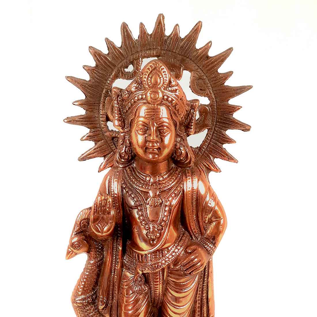 Lord Kartikeya Statue | Swami Bala Murugan Idol - For Pooja & Home Decor - 18 Inch - ApkaMart