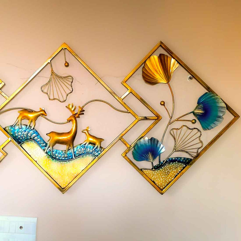 LED Wall Hanging  Decor - Metal Wall Art Decor For Home Decor & Gifts -57 Inch - ApkaMart
