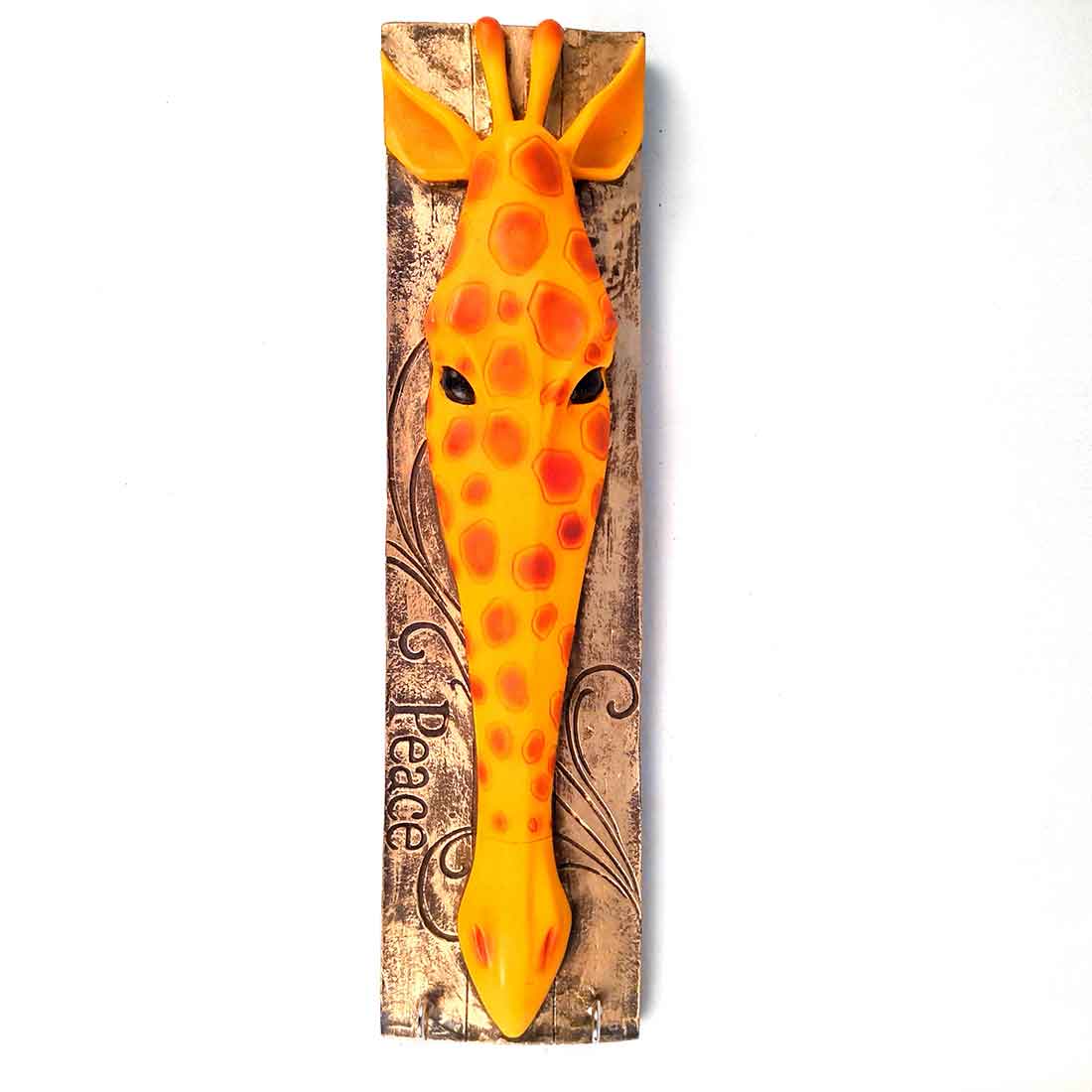 Wall Hanging Key Hook - Giraffe Design - For Wall & Home Decor - 16 Inches - ApkaMart