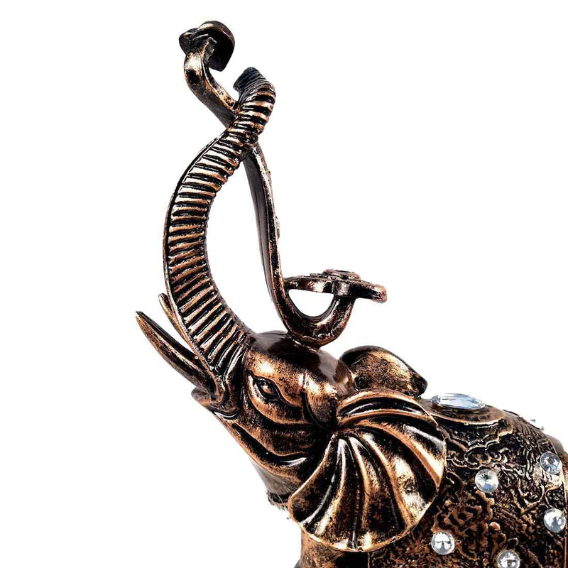 Fengshui Elephant Showpiece - For Wisdom and Good luck - 13 Inch - ApkaMart