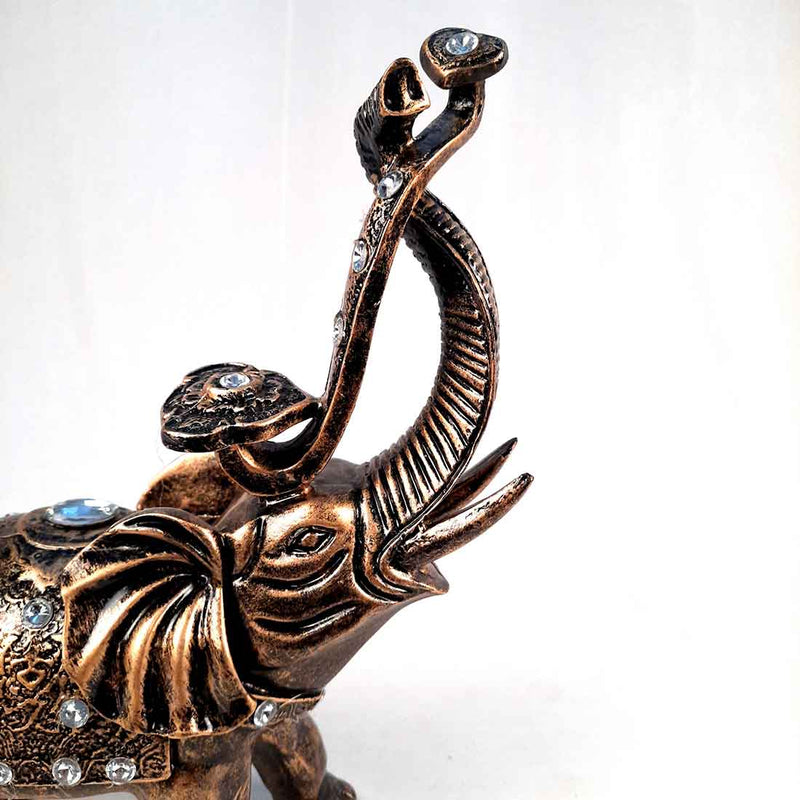 Fengshui Elephant Showpiece - For Wisdom and Good luck - 13 Inch - ApkaMart