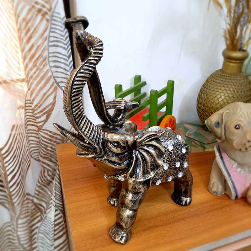 Fengshui Elephant Showpiece - For Wisdom and Good luck - 13 Inch - ApkaMart