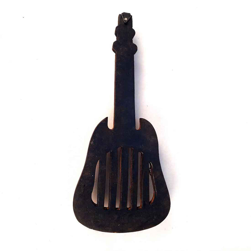 Wall Hanging Key Holder - Guitar Design - for Wall & Home Decor -12 Inches - ApkaMart