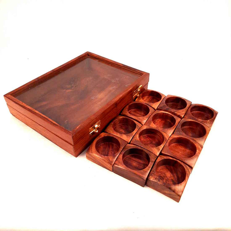 Masala Box - Spice Box with Glass Lid - for Kitchen & Table Top - 10 Inch - ApkaMart