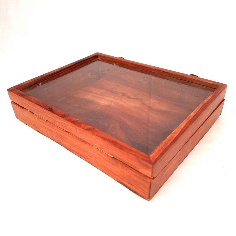Masala Box - Spice Box with Glass Lid - for Kitchen & Table Top - 10 Inch - ApkaMart