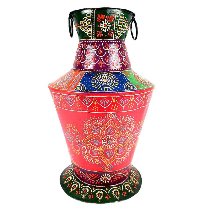 Metal Vase | Flower Vase For Living Room - 15 Inch - ApkaMart