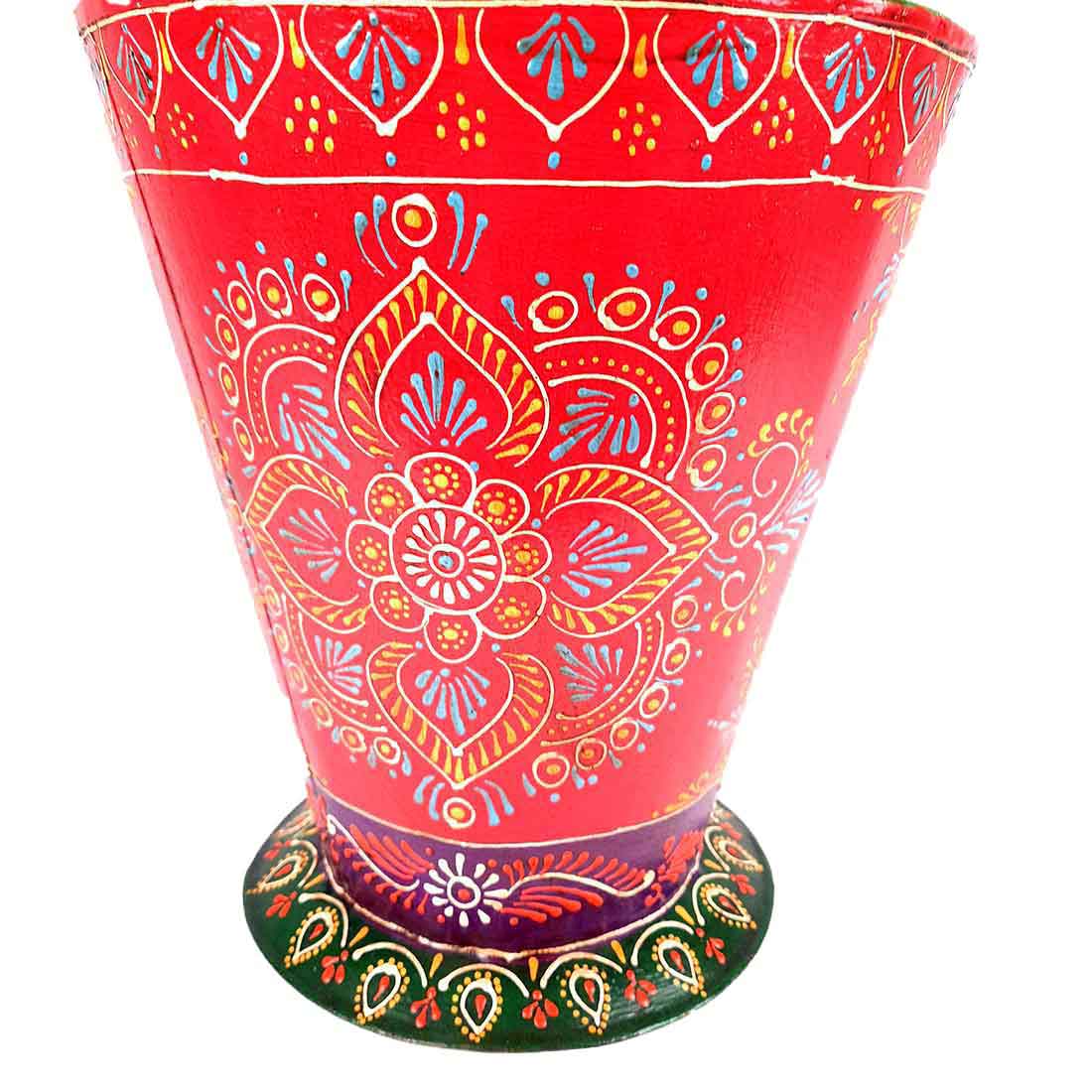 Vase for Artificial Flowers - For Table Decor & Shelf Decor - 18 Inch - ApkaMart