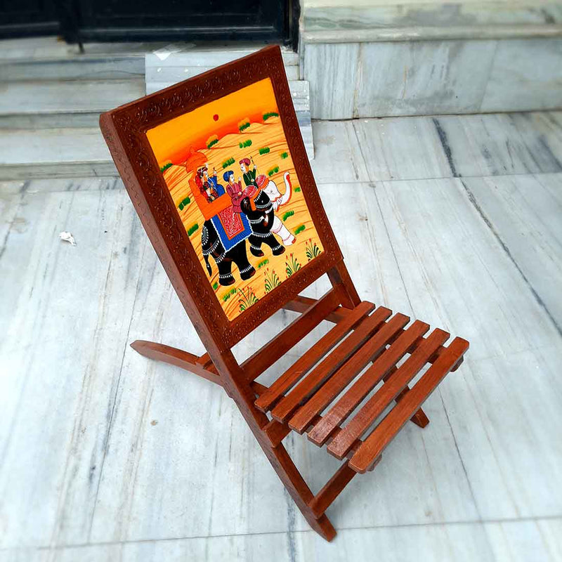 Set of 2 Chairs & 2 Side Tables -For Living Room & Outdoor Decor - Set of 4